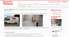 Desktop Screenshot of foxplumbing.com